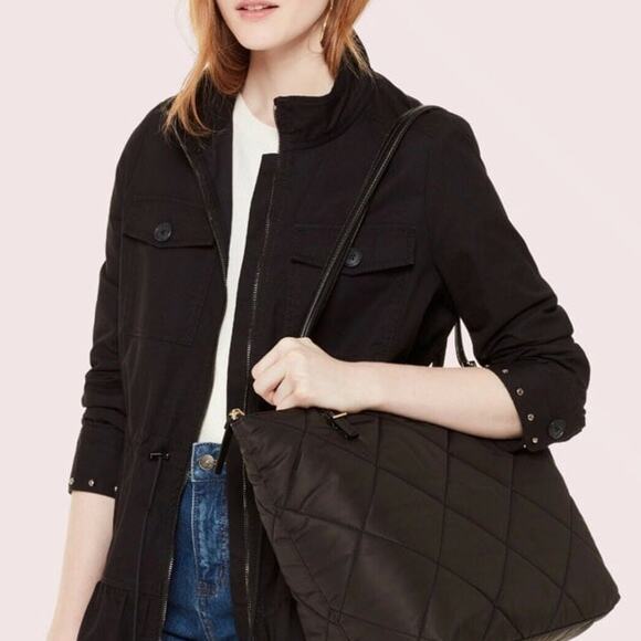 Kate Spade Watson Lane black quilted Maya tote bag - Picture 11 of 15